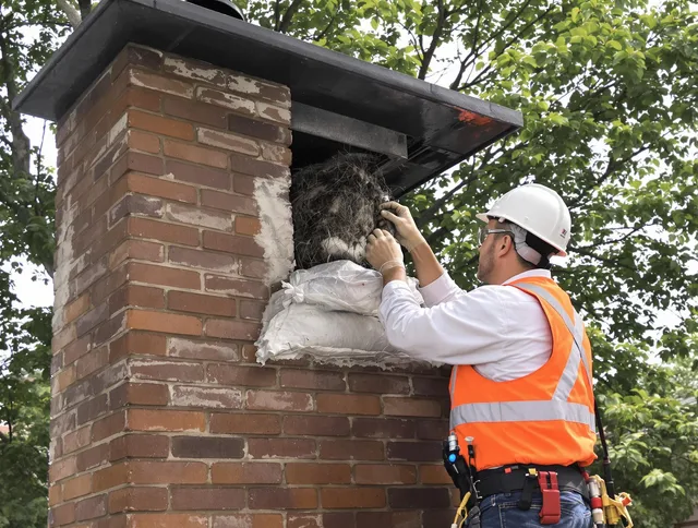 Humane removal of debris and animals by Storrs Chimney Sweep in Storrs, CT