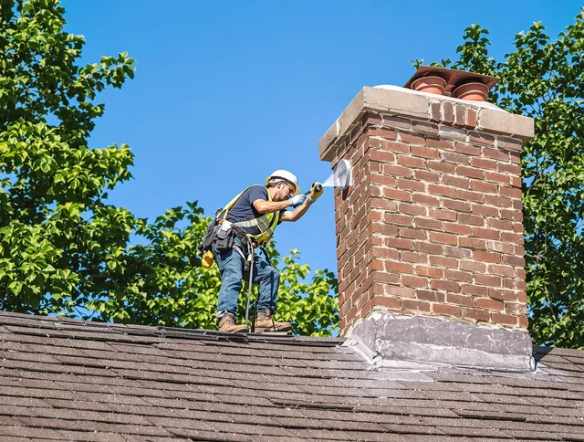 Storrs Chimney Sweep performing an inspection with advanced tools in Storrs, CT