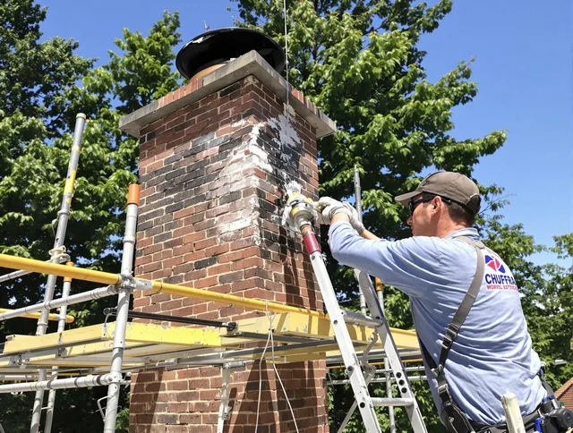 Structural chimney repair by Storrs Chimney Sweep in Storrs, CT