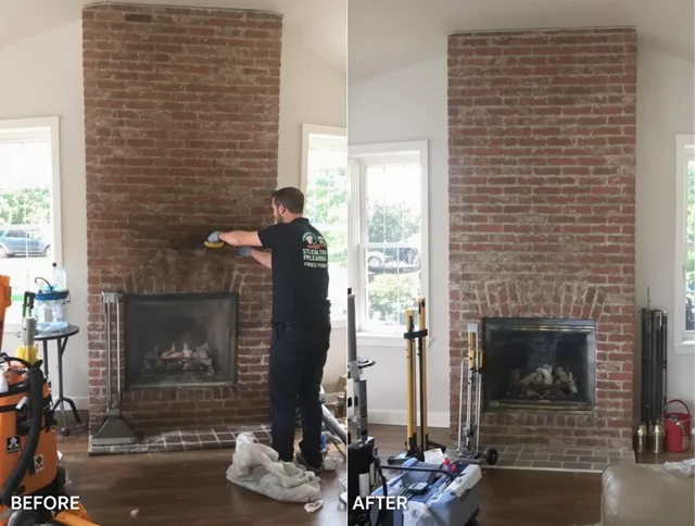 Finished chimney sweeping service by Storrs Chimney Sweep in Storrs, CT